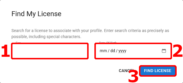 Step 2 when linking a My Portal account