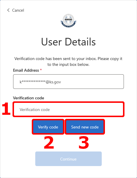 My Portal Sign In MFA Verification Panel